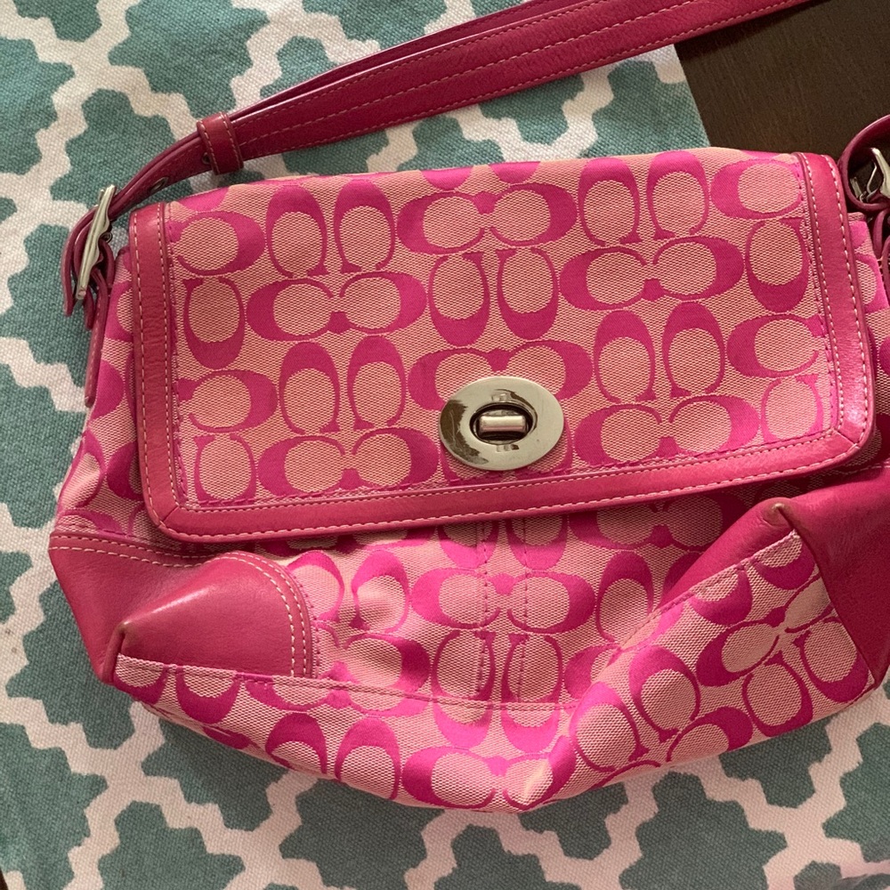 Pink Coach bag